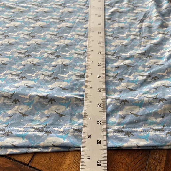 1764 Golf Polo birds clouds All Over Print Performance Mens  XL - Picture 10 of 12